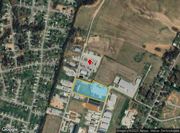4701 Pennebaker Ave, Bardstown, KY Parcel Map