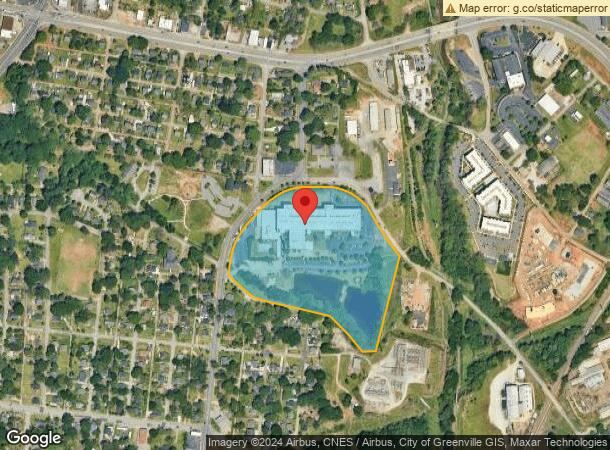  201 Smythe St, Greenville, SC Parcel Map