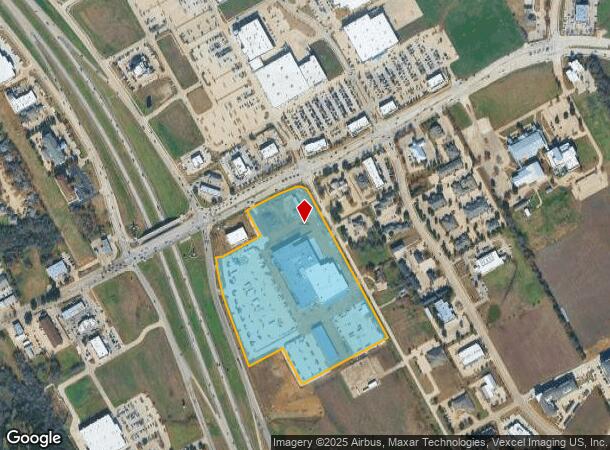  1670 E Broad St, Mansfield, TX Parcel Map