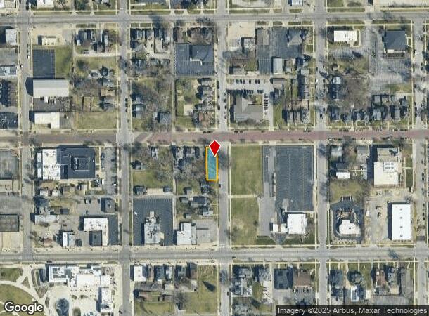  726 E Washington St, South Bend, IN Parcel Map