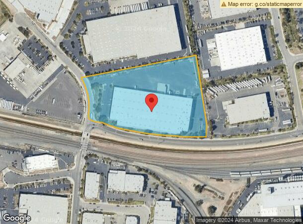  1375 Sampson Ave, Corona, CA Parcel Map