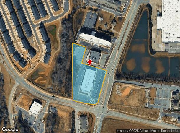  1070 S Main St, Holly Springs, NC Parcel Map