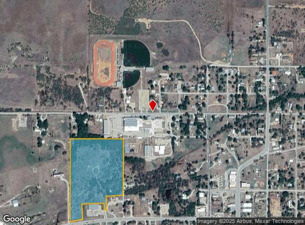  547 W Division St, Graford, TX Parcel Map