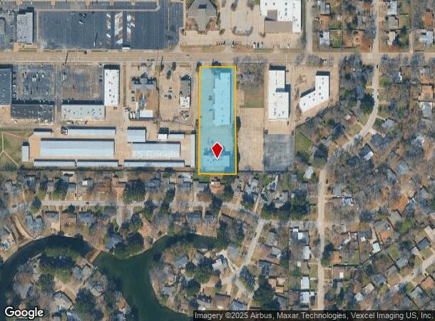  2206 W Park Row Dr, Pantego, TX Parcel Map