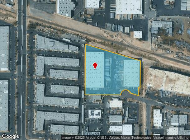 3480 Birtcher Dr, Las Vegas, NV Parcel Map