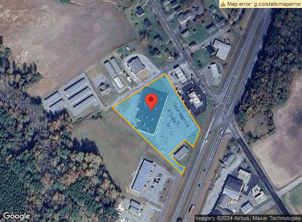  206 Berry & Shopping Ctr S, Hertford, NC Parcel Map