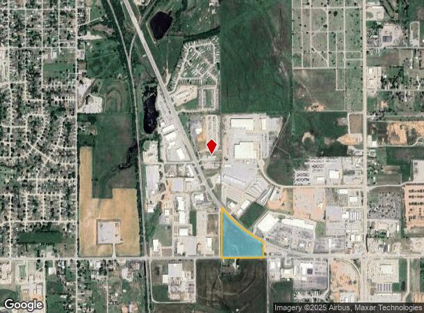  1525 S Rock Island Ave, El Reno, OK Parcel Map