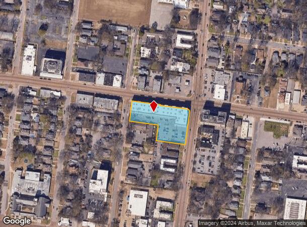  1819 Madison Ave, Memphis, TN Parcel Map