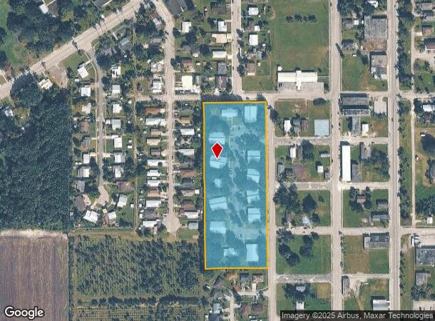 343 J Malone Dr, Pahokee, FL Parcel Map