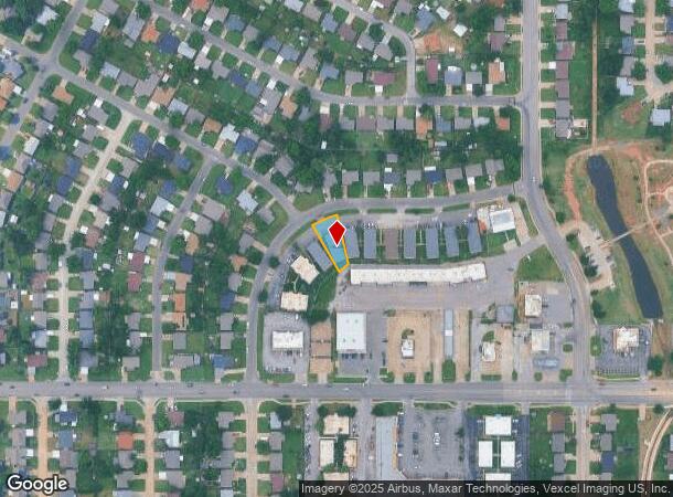  1416 N Norman Ave, Moore, OK Parcel Map