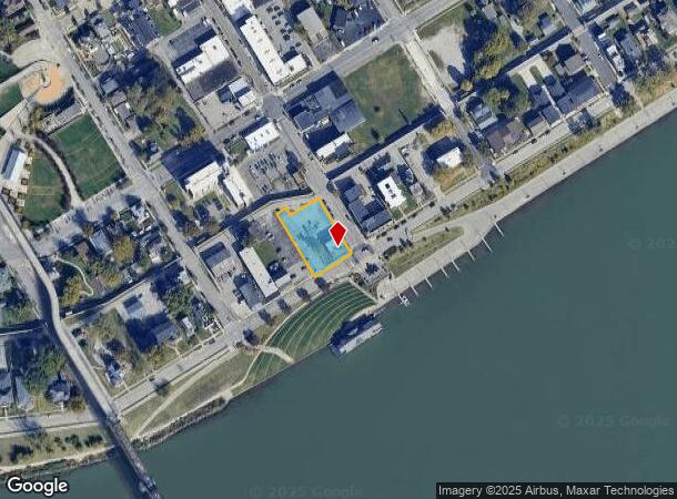  100 W Riverside Dr, Jeffersonville, IN Parcel Map
