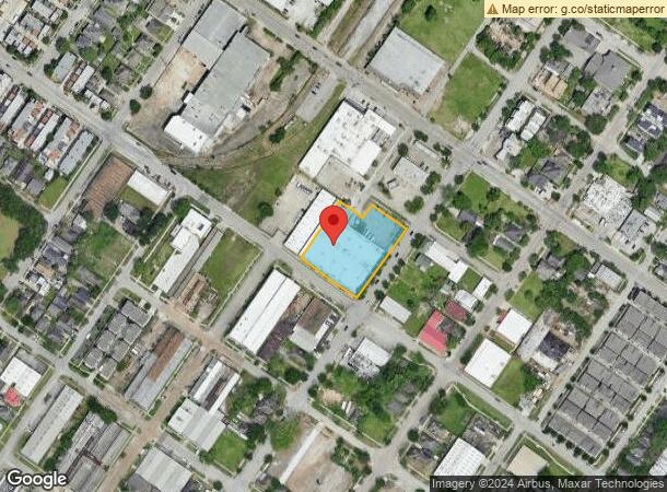  1 N Sampson St, Houston, TX Parcel Map