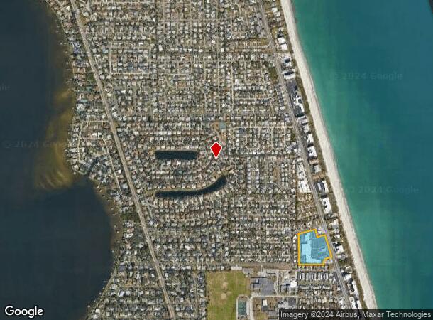  123 N Boskind Rd, Indialantic, FL Parcel Map