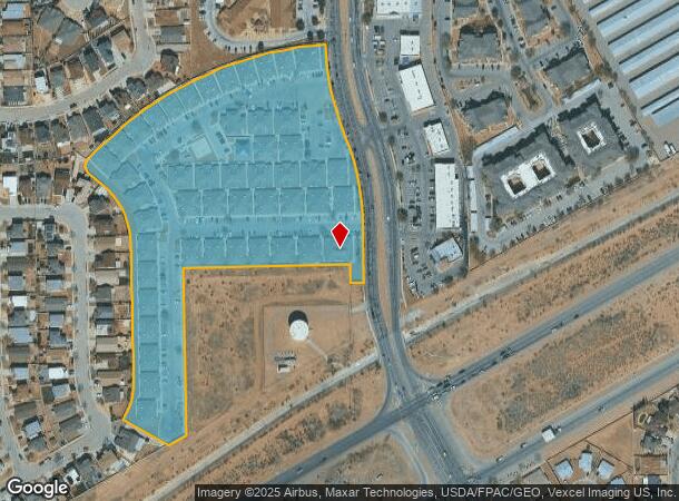  11101 Sean Haggerty Dr, El Paso, TX Parcel Map