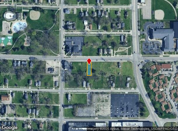  551 Nebraska Ave, Toledo, OH Parcel Map