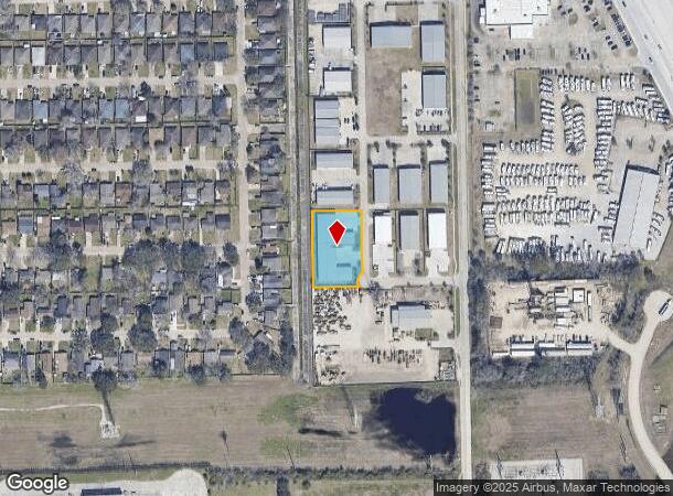  1261 Butler Rd, League City, TX Parcel Map