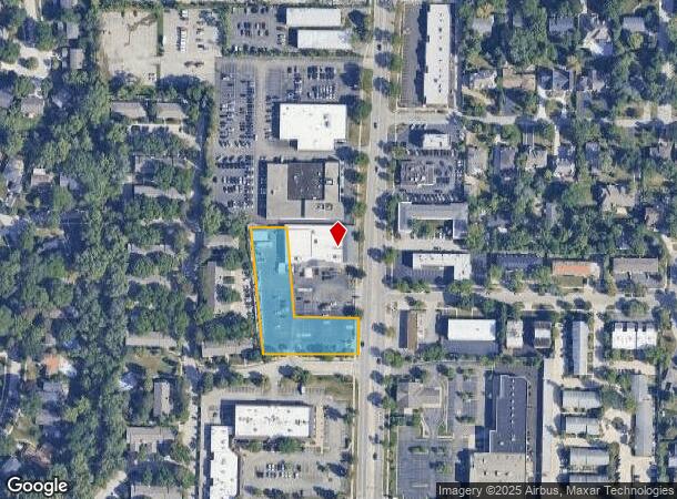 1560 Waukegan Rd, Glenview, IL Parcel Map