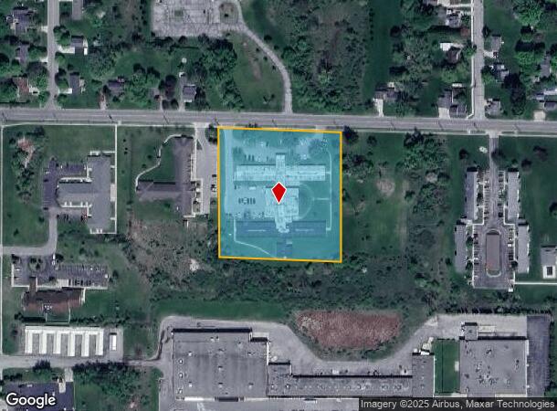 725 Fuller Ave, Big Rapids, MI Parcel Map