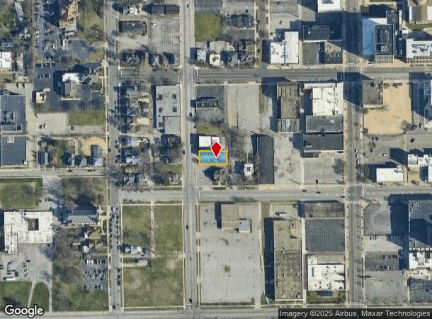  222 S William St, South Bend, IN Parcel Map