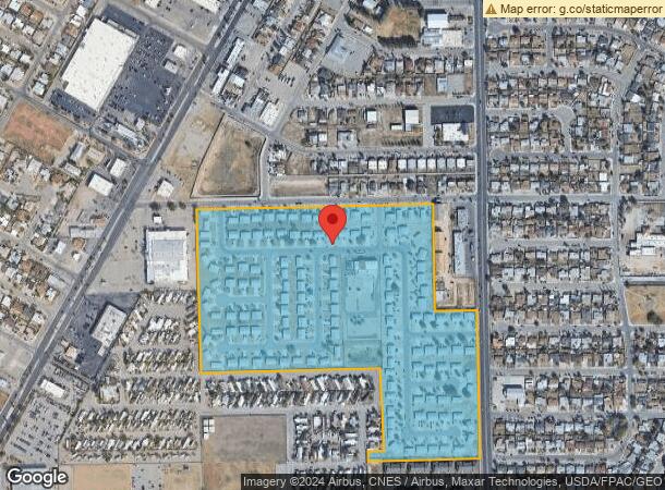  5628 Eisenhower Ave, El Paso, TX Parcel Map