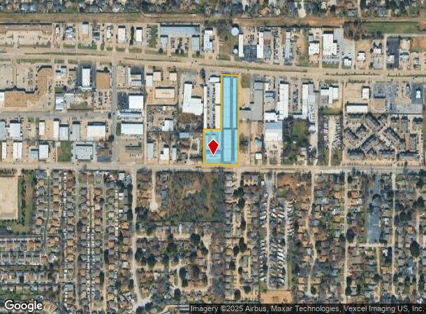  2101 W Arkansas Ln, Pantego, TX Parcel Map