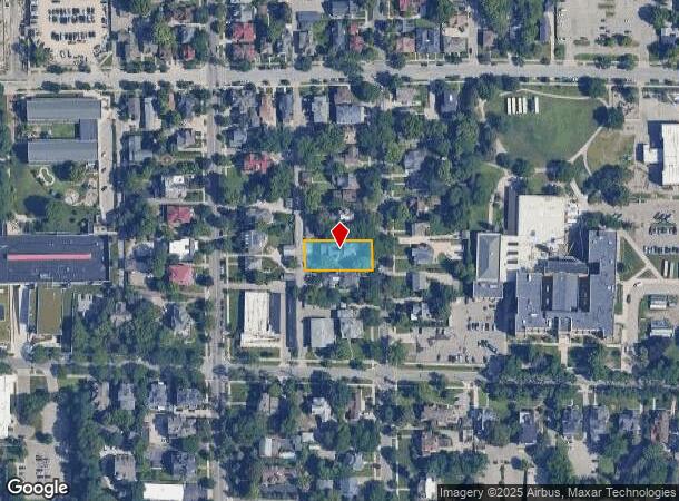 127 Prospect Ave Ne, Grand Rapids, MI Parcel Map