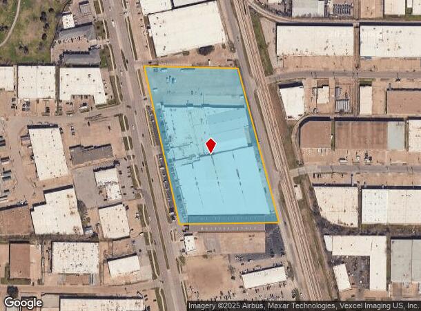  10850 Harry Hines Blvd, Dallas, TX Parcel Map