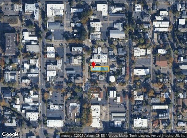 1461 Oak St, Eugene, OR Parcel Map