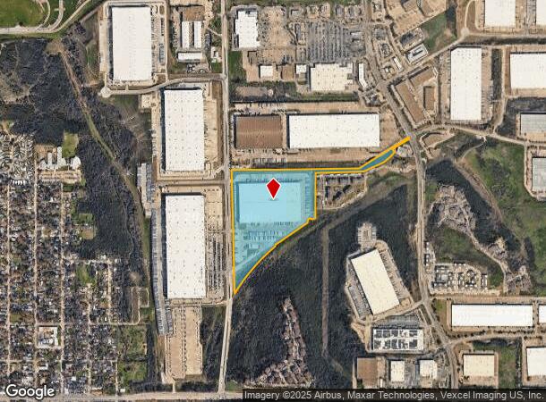  1350 Chalk Hill Rd, Dallas, TX Parcel Map
