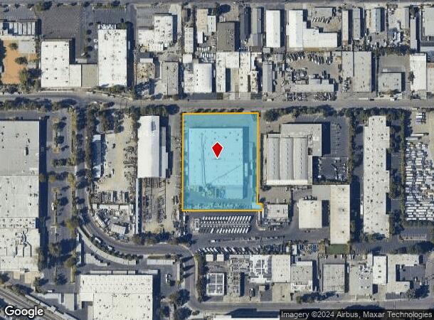  1100 Richard Ave, Santa Clara, CA Parcel Map