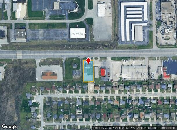  1313 W Coliseum Blvd, Fort Wayne, IN Parcel Map