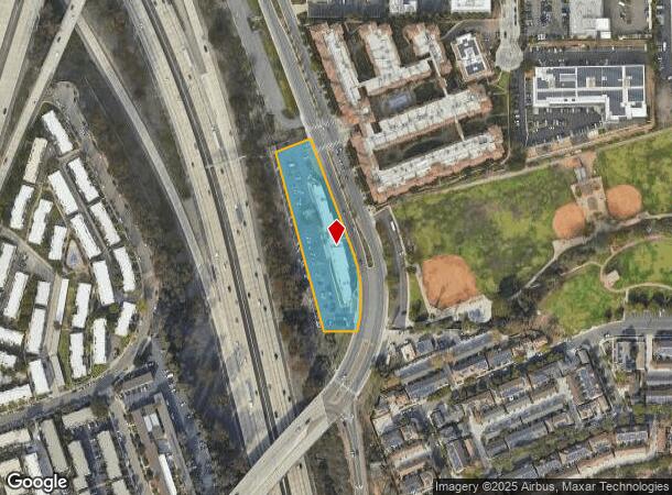  3444 Kearny Villa Rd, San Diego, CA Parcel Map