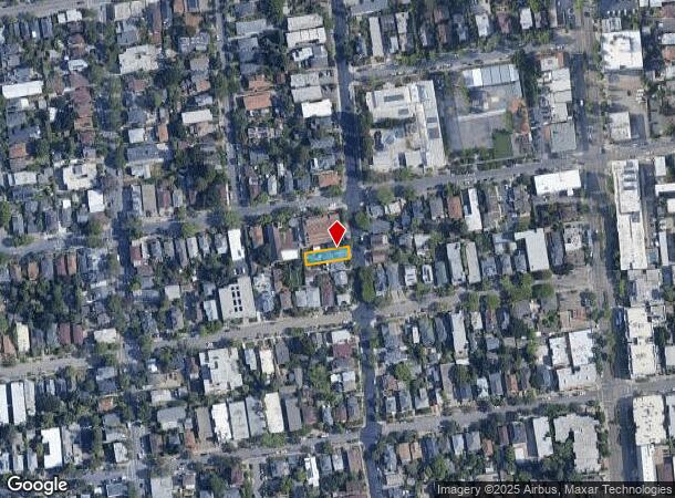  1708 Milvia St, Berkeley, CA Parcel Map