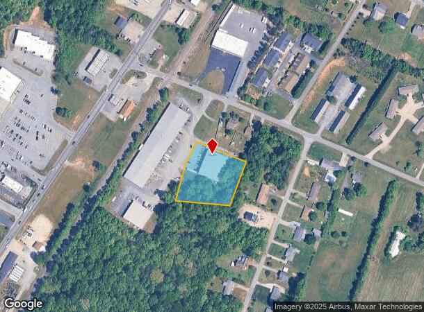  188 Hinkle Ln, Lexington, NC Parcel Map