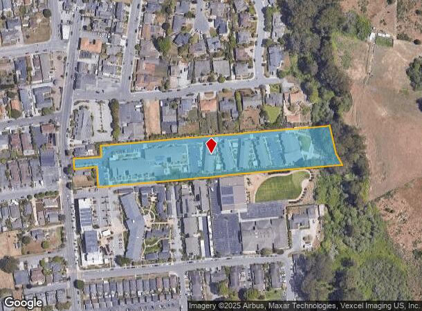 1 Bloom Ln, Half Moon Bay, CA Parcel Map