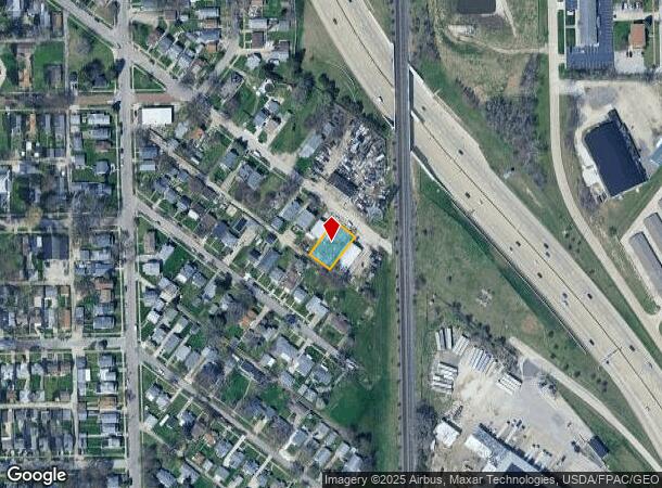  876 Dearborn Ave, Toledo, OH Parcel Map
