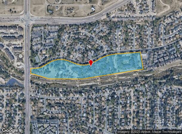  2915 Woodland Hills Dr, Colorado Springs, CO Parcel Map