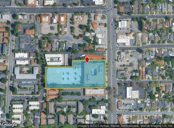 2105 S Bascom Ave, Campbell, CA Parcel Map