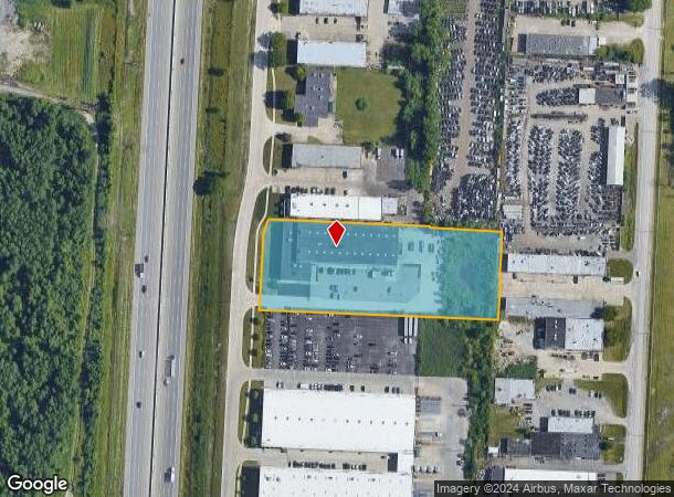  42300 Executive Dr, Harrison Township, MI Parcel Map