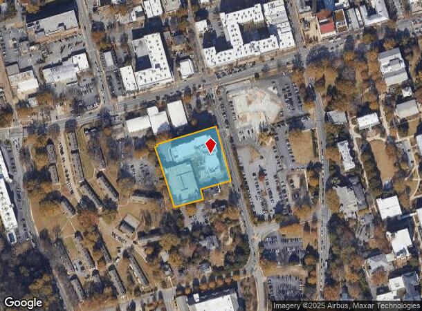 220 S Hull St, Athens, GA Parcel Map