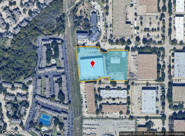  3200 Earhart Dr, Carrollton, TX Parcel Map