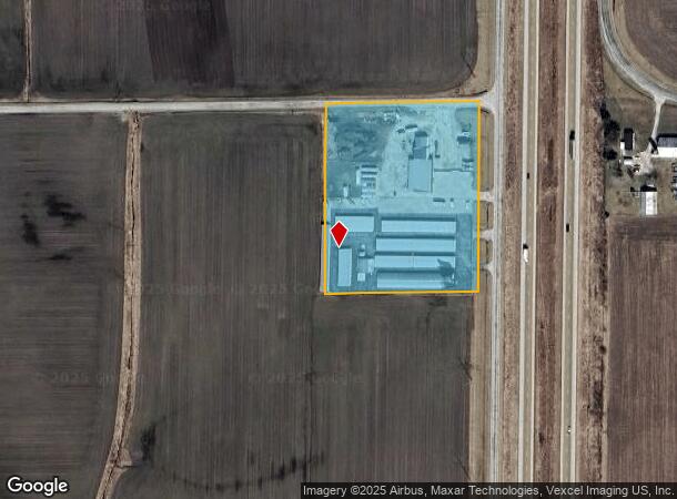  371 W Frontage Rd, Staunton, IL Parcel Map