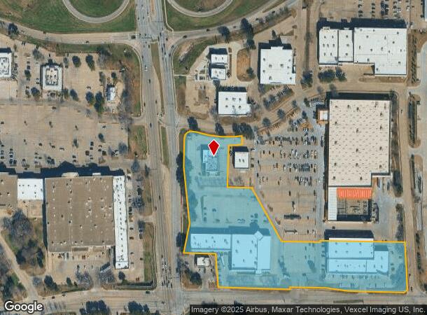  4601 S Cooper St, Arlington, TX Parcel Map