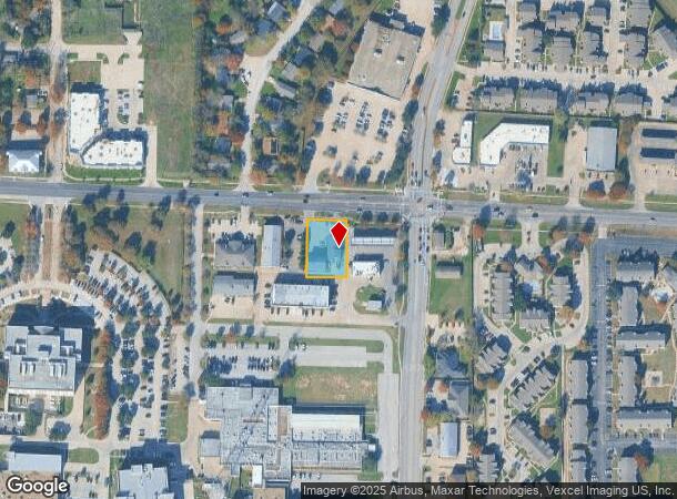 1512 E Mckinney St, Denton, TX Parcel Map