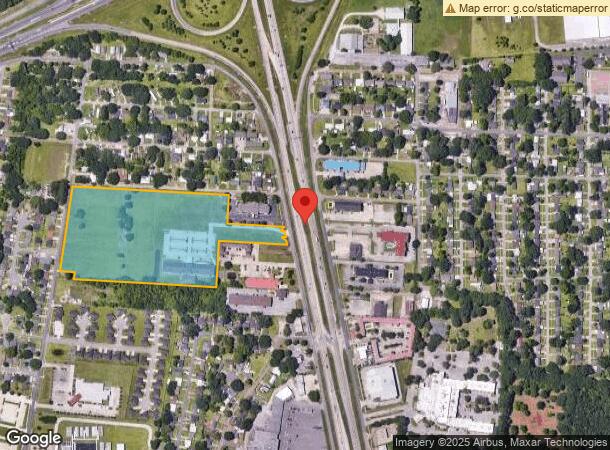  2219 Nw Evangeline Trwy, Lafayette, LA Parcel Map