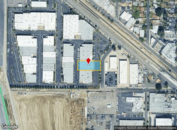  7545 N Lockheed Dr, Burbank, CA Parcel Map