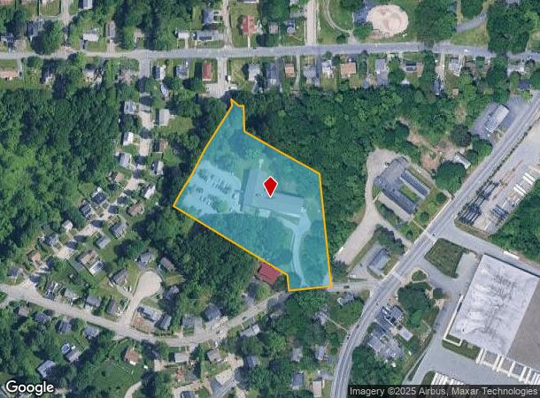  59 Evelyn St, Worcester, MA Parcel Map