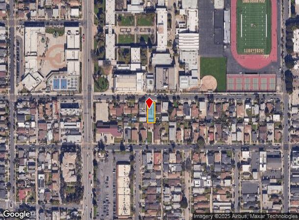  650 E 15Th St, Long Beach, CA Parcel Map