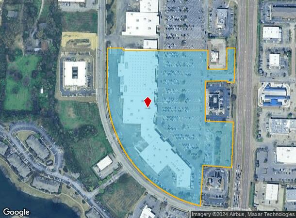  1605 N Germantown Pky, Cordova, TN Parcel Map