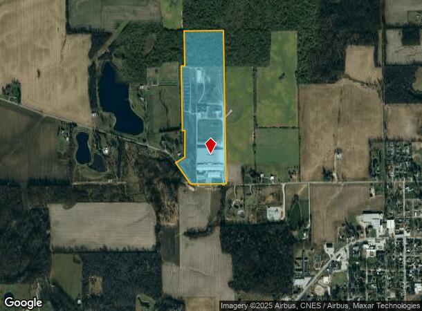  11550 E Gregory Rd, Albany, IN Parcel Map